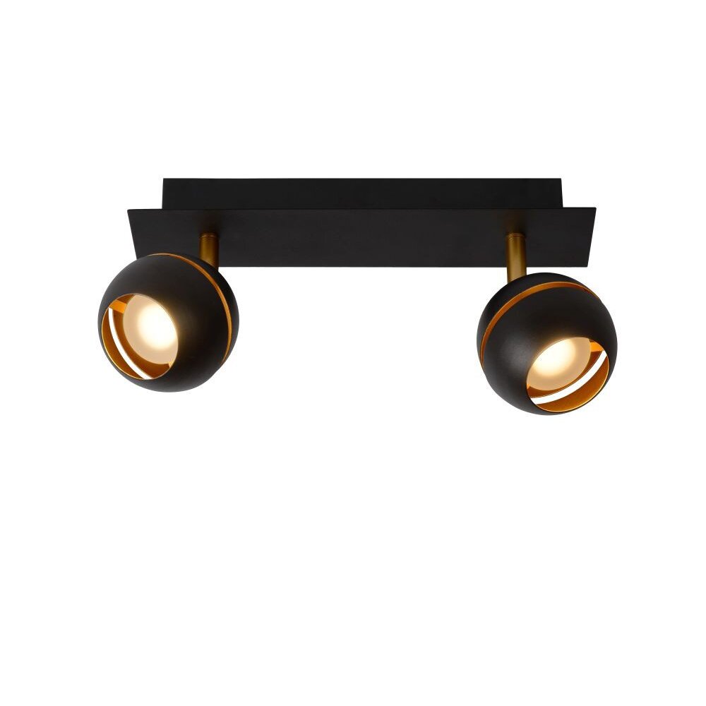 Lucide BINARI Spot LED Schwarz, 2-flammig main product photo