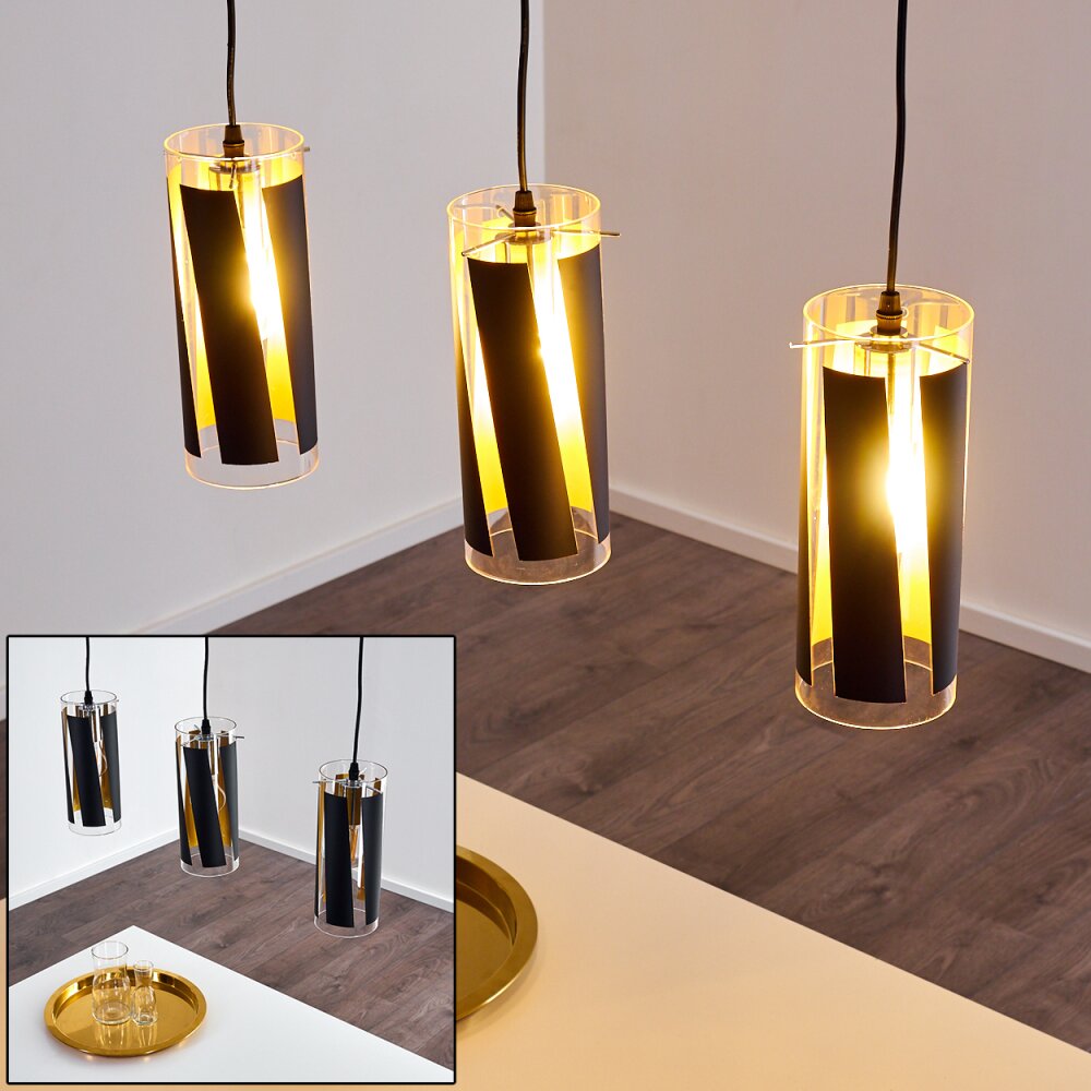 Vänersborg Pendelleuchte Schwarz, 3-flammig main product photo