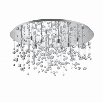 Ideal Lux NEVE Deckenleuchte Chrom, 15-flammig