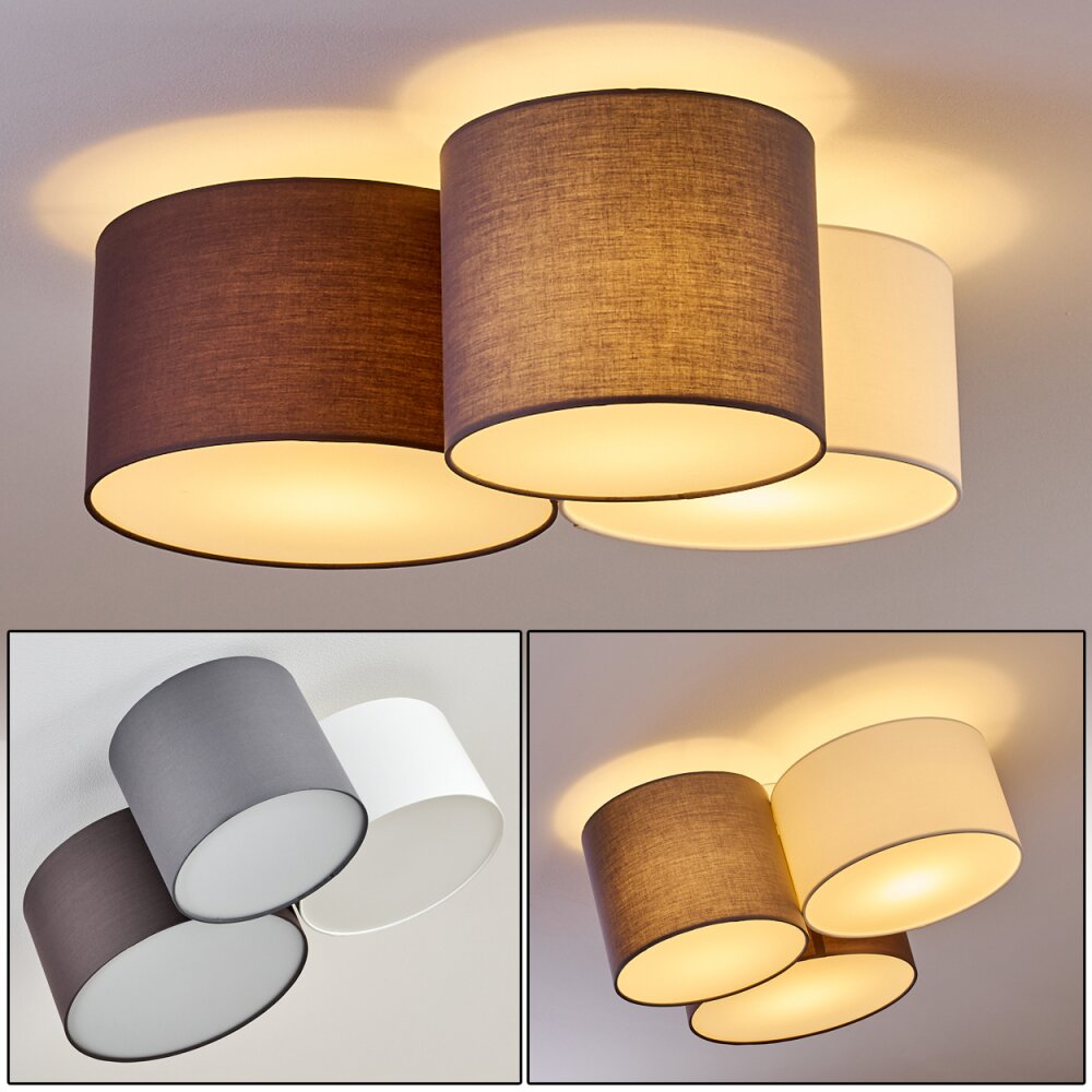 Payette Deckenleuchte Weiß, 3-flammig main product photo