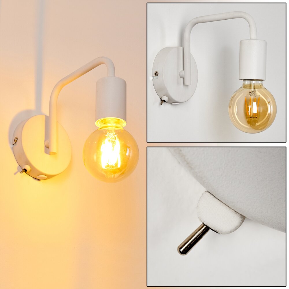 Valocolla Wandleuchte Weiß, 1-flammig main product photo