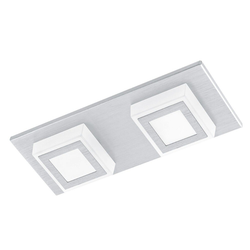 Eglo MASIANO Wand- und Deckenleuchte LED Aluminium, 2-flammig main product photo