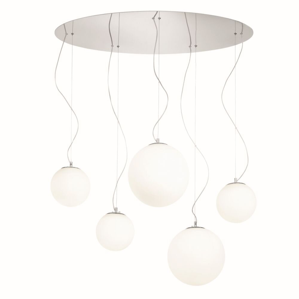 Ideal Lux MAPA Hängeleuchte Chrom, 5-flammig main product photo