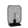 Lucide MESH Tischlampe Schwarz, 1-flammig