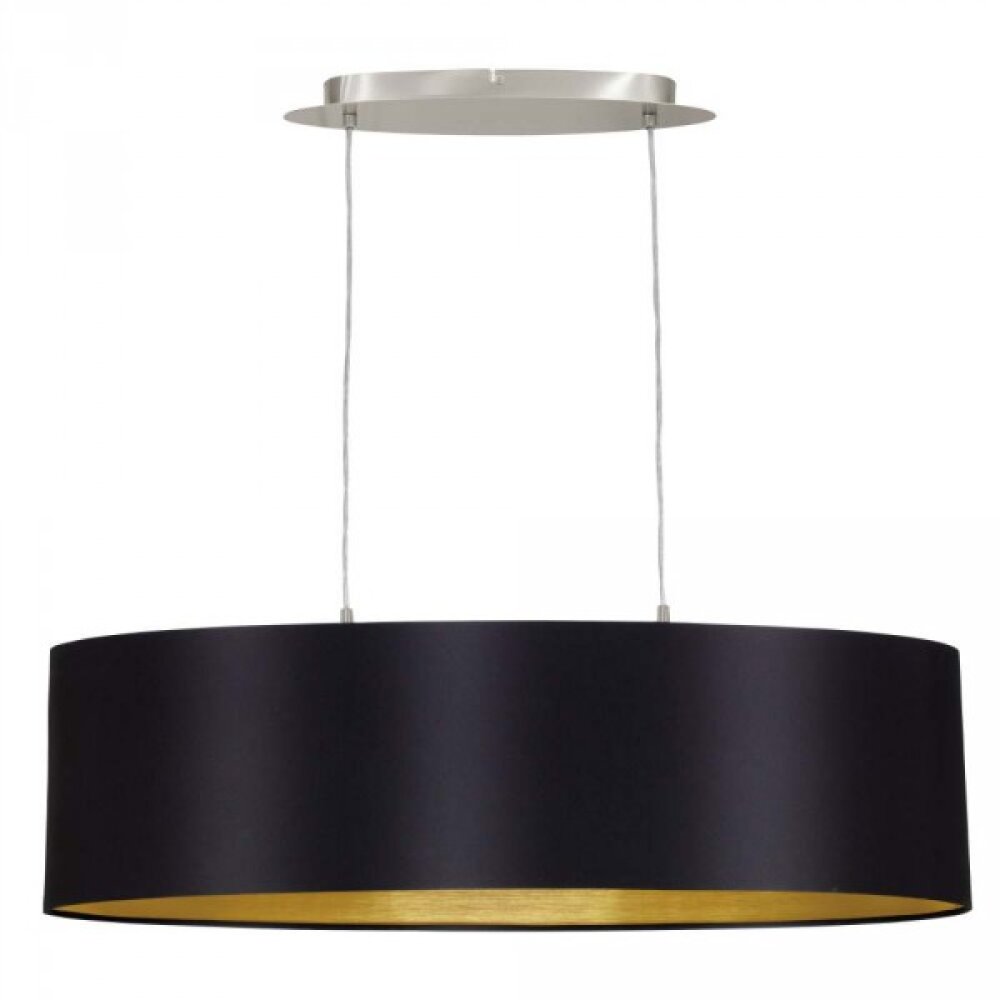 Eglo MASERLO Hängeleuchte Nickel-Matt, 2-flammig main product photo