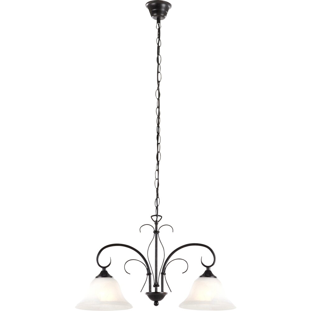 Globo ARIES Hängeleuchte Rostfarben, 2-flammig main product photo