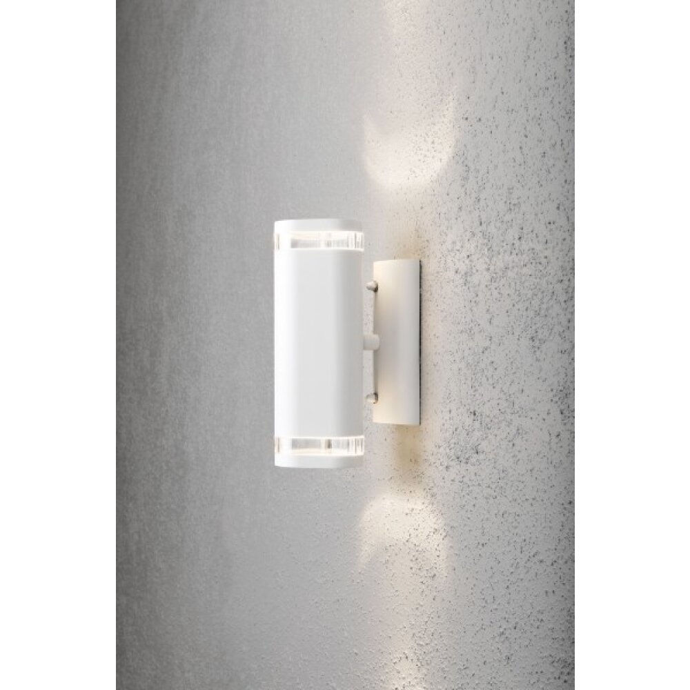 Konstsmide Modena Wandleuchte Weiß, 2-flammig main product photo