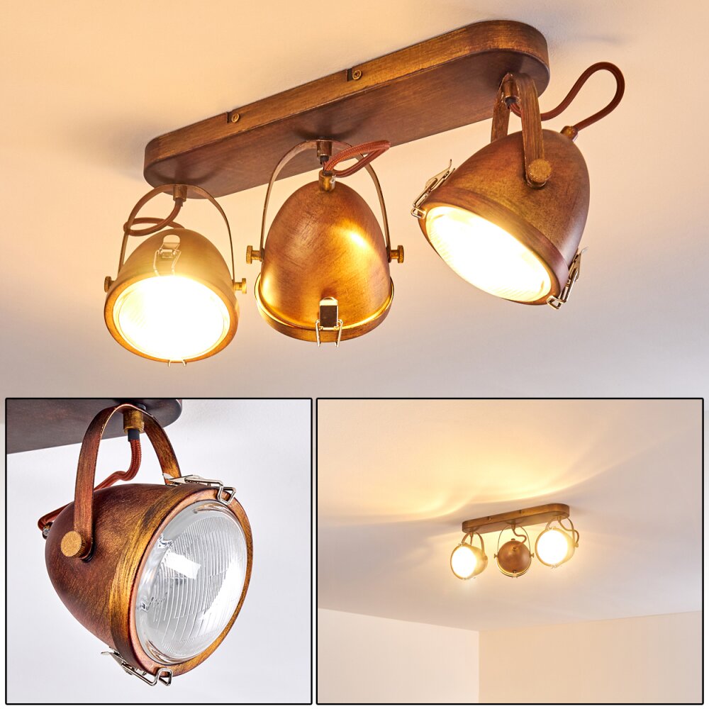 Butikon Deckenleuchte Rostfarben, 3-flammig main product photo