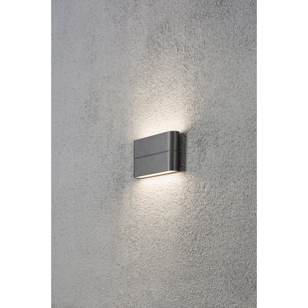 Konstsmide Chieri Wandleuchte LED Anthrazit, 2-flammig main product photo