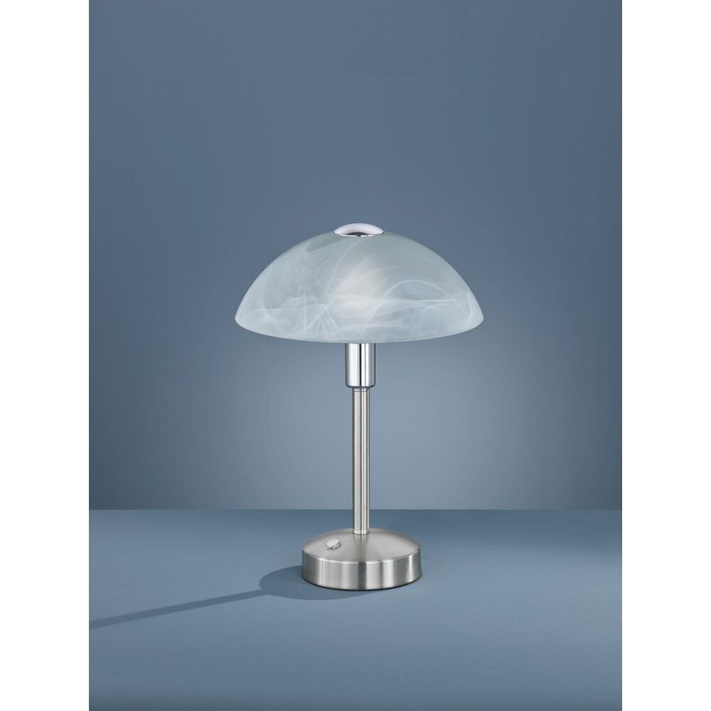 Trio Leuchten DONNA Tischleuchte LED Nickel-Matt, 1-flammig main product photo