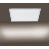Leuchten Direkt FLAT LED Panel Silber, 1-flammig