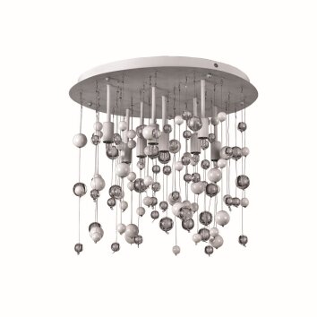 Ideal Lux NEVE Deckenleuchte Weiß, 8-flammig