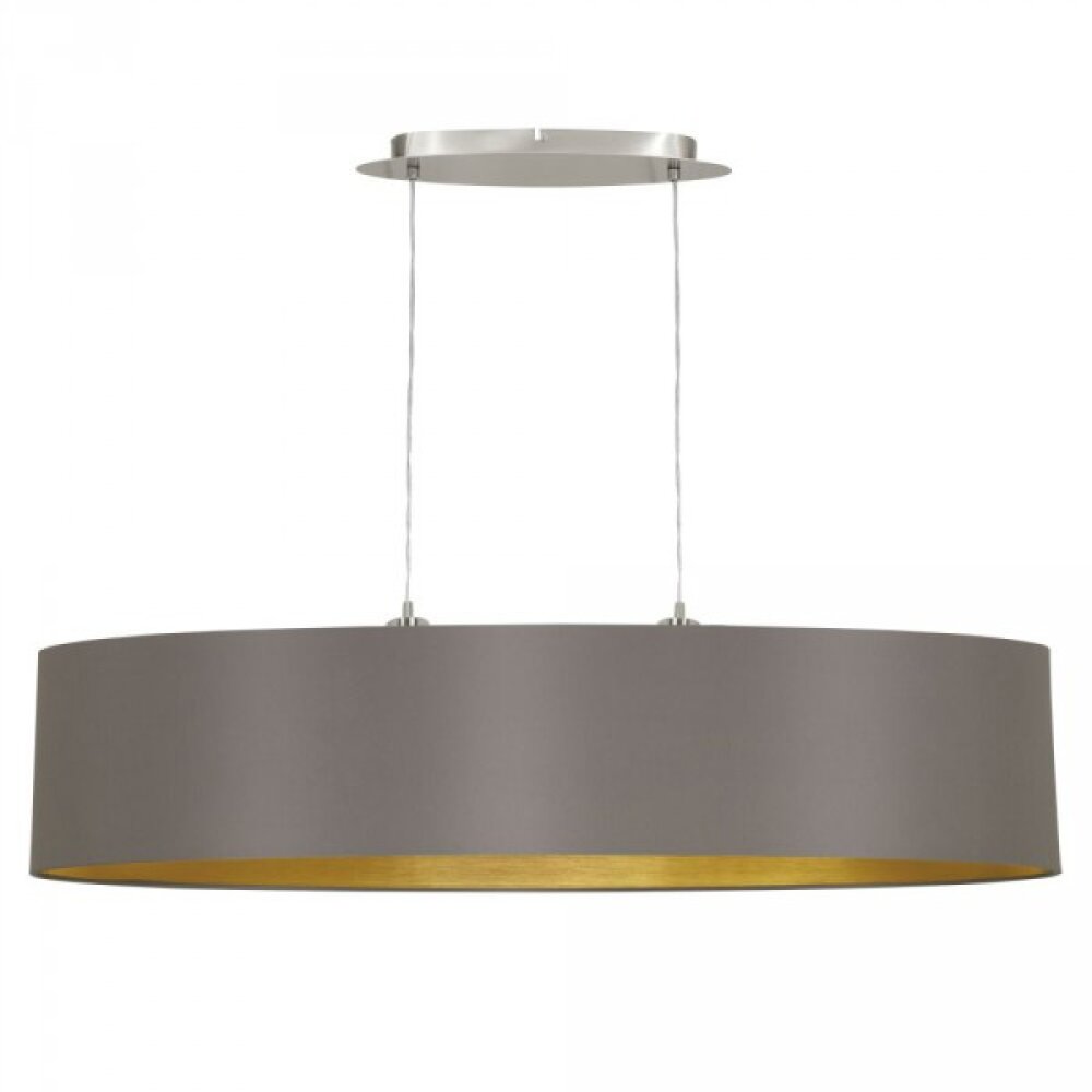Eglo MASERLO Hängeleuchte Nickel-Matt, 2-flammig main product photo