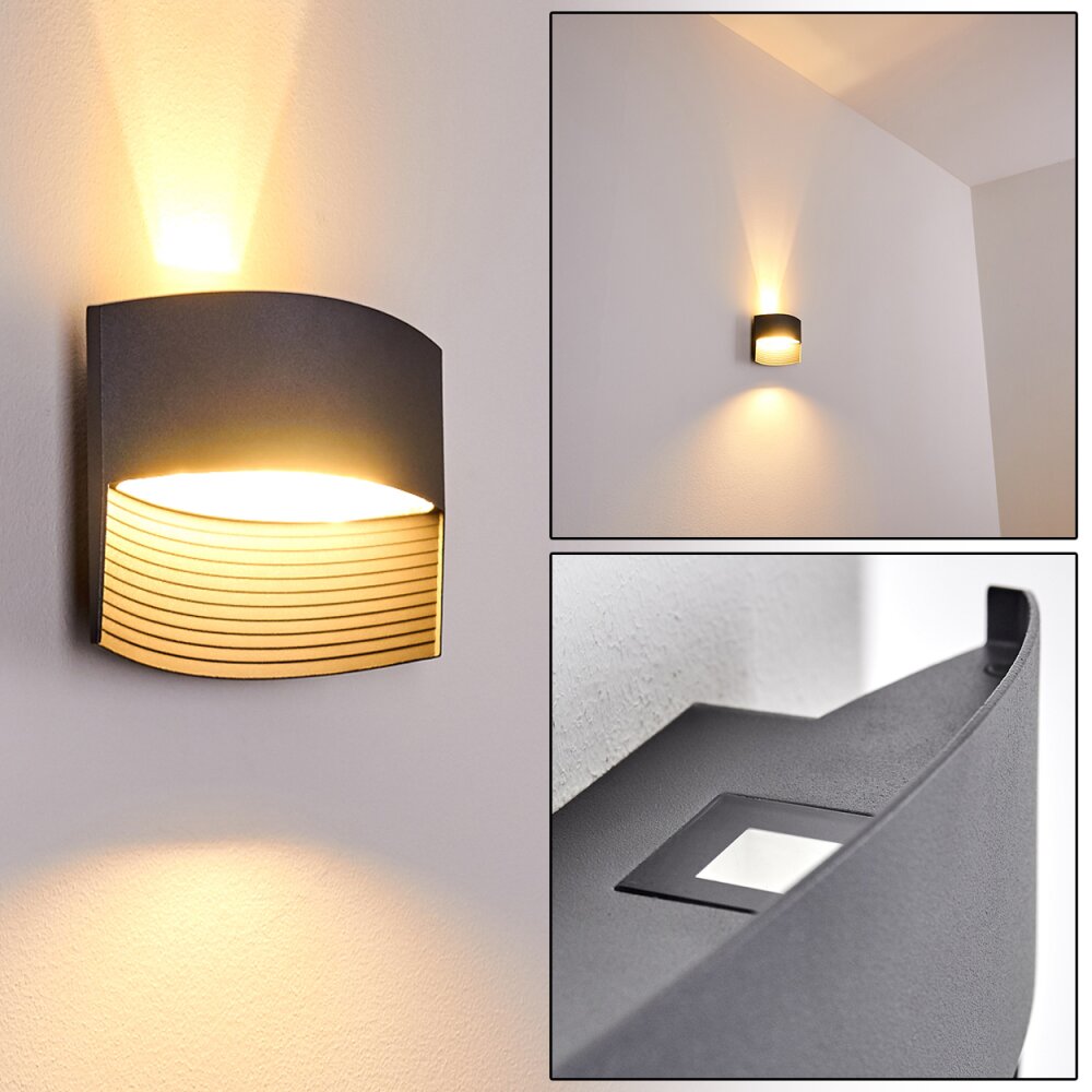Romo Außenwandleuchte LED Anthrazit, 1-flammig main product photo
