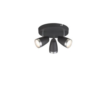 Globo NERO Deckenspot LED Anthrazit, 3-flammig Globo NERO Deckenspot LED Anthrazit, 3-flammig
