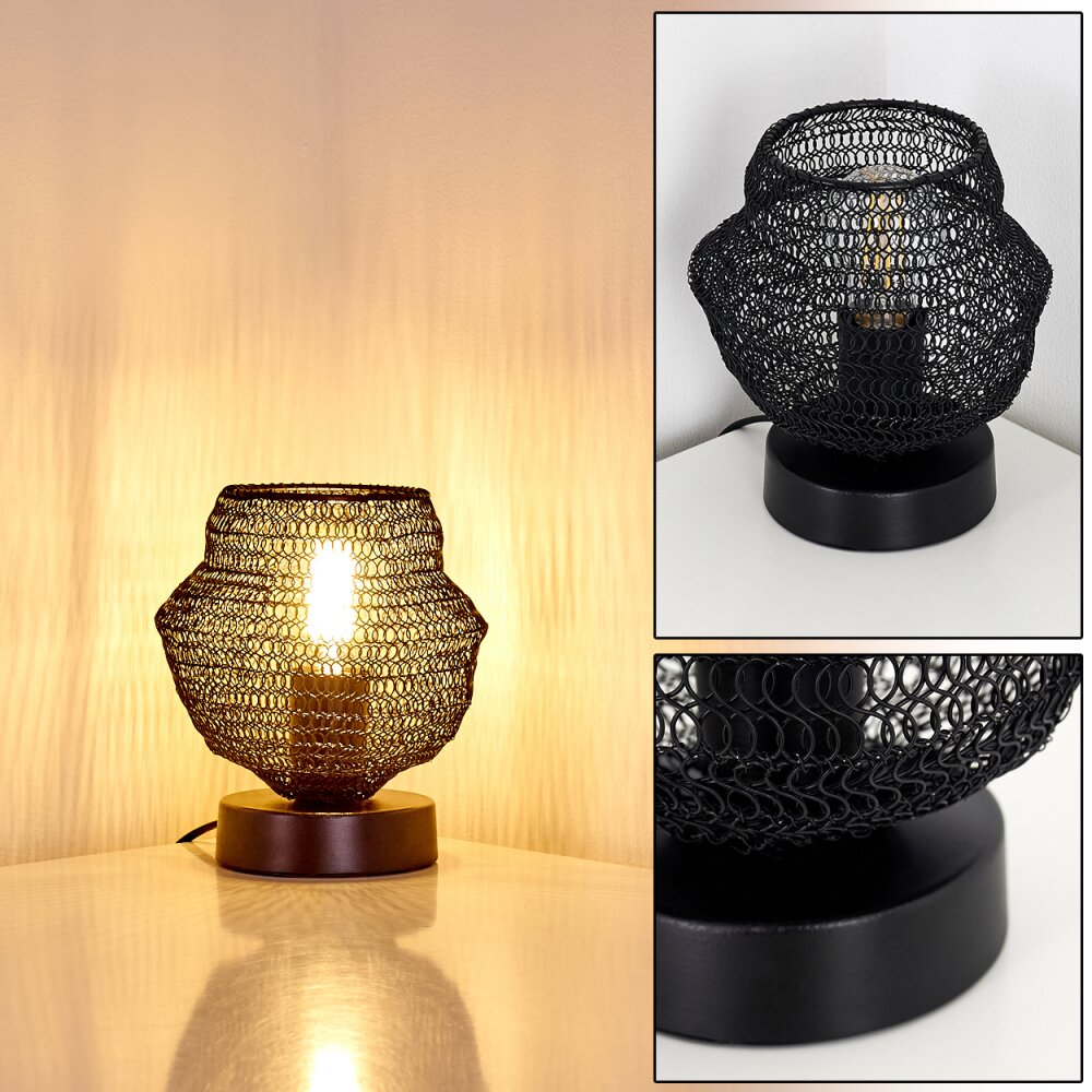 Verpuppt Tischleuchte Schwarz, 1-flammig main product photo