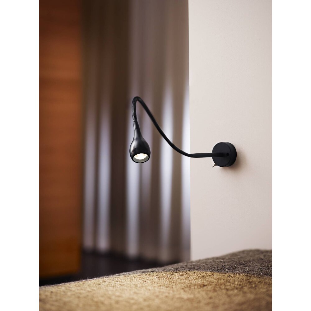 Nordlux DROP Wandleuchte LED Schwarz, 1-flammig main product photo