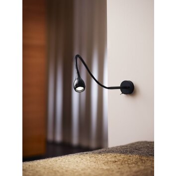 Nordlux DROP Wandleuchte LED Schwarz, 1-flammig