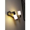 Trio Leuchten CLAPTON Wandleuchte LED Aluminium, Chrom, Edelstahl, 2-flammig