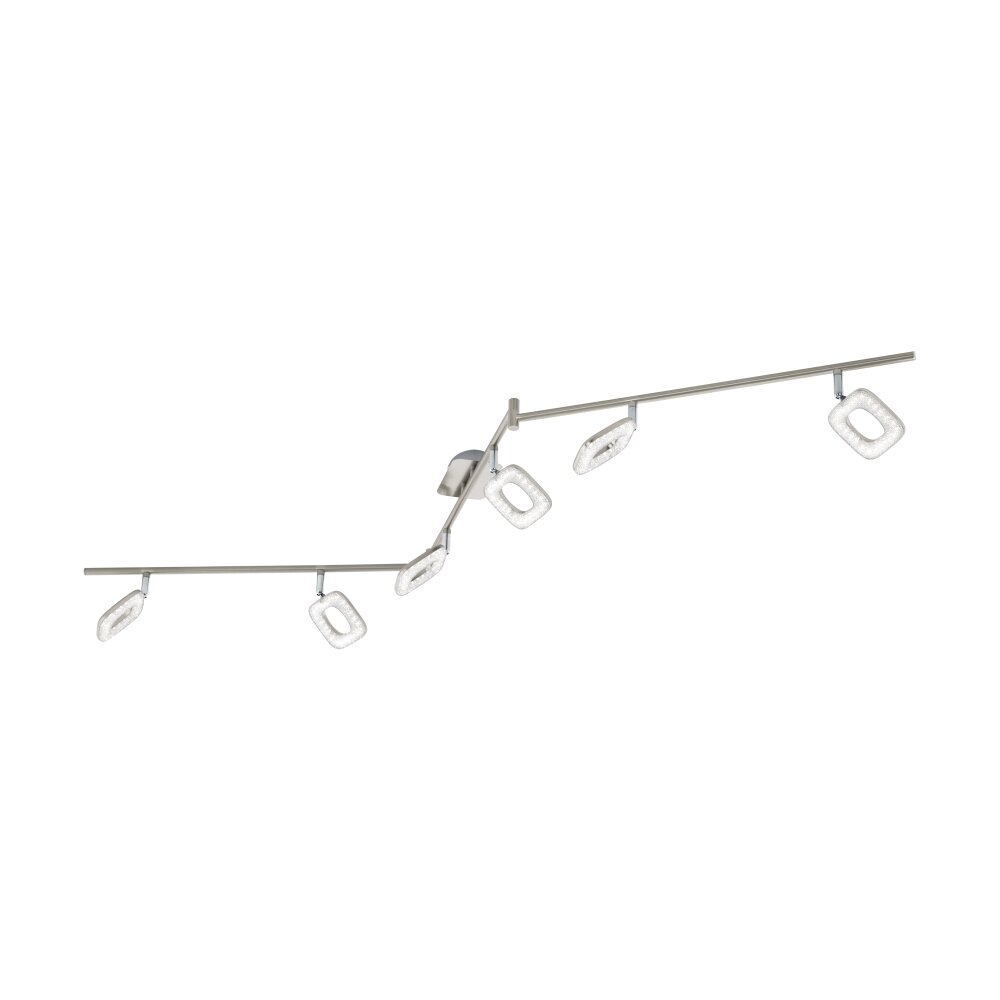 Eglo LITAGO CRYSTAL Spot LED Kristalloptik, Nickel-Matt, 6-flammig main product photo