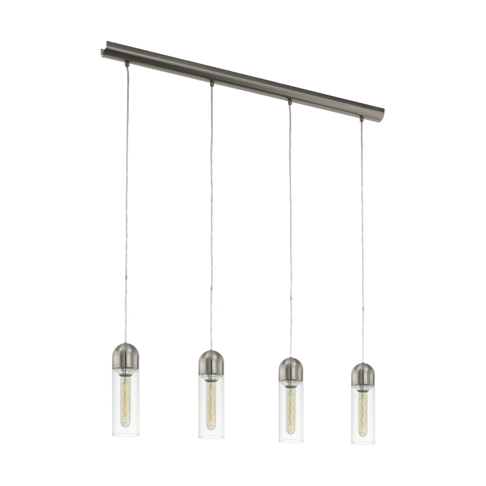 Eglo ZACHARO Hängeleuchte LED Nickel-Matt, 4-flammig main product photo