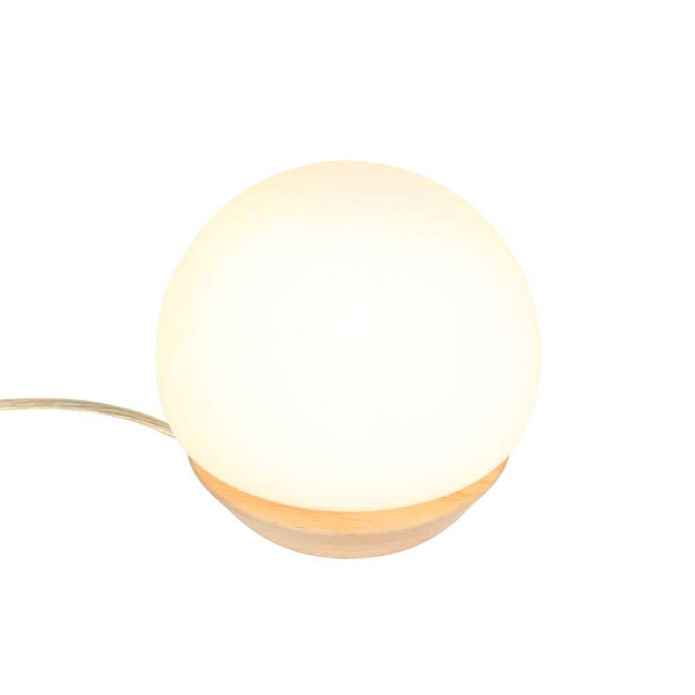 Steinhauer Ancilla Tischleuchte LED Holz hell, 1-flammig main product photo