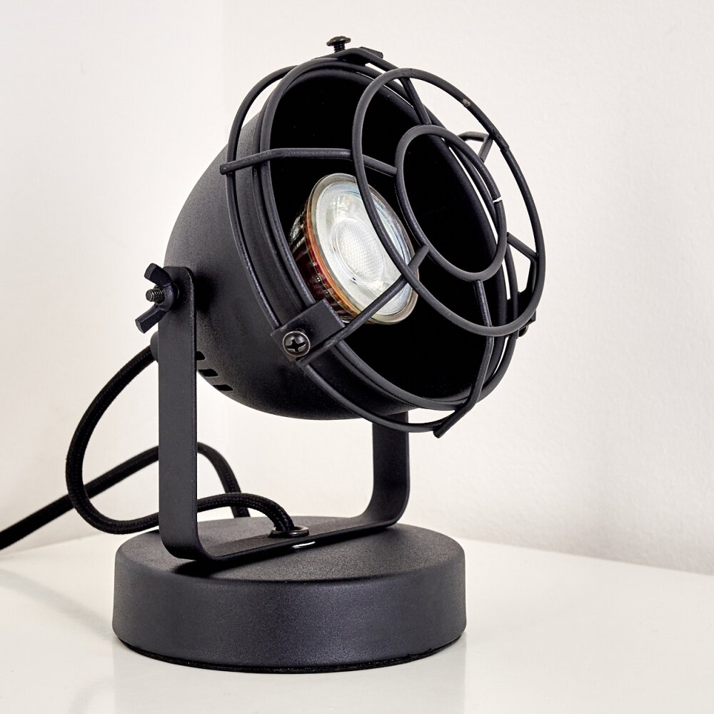 Glostrup Tischleuchte Schwarz, 1-flammig