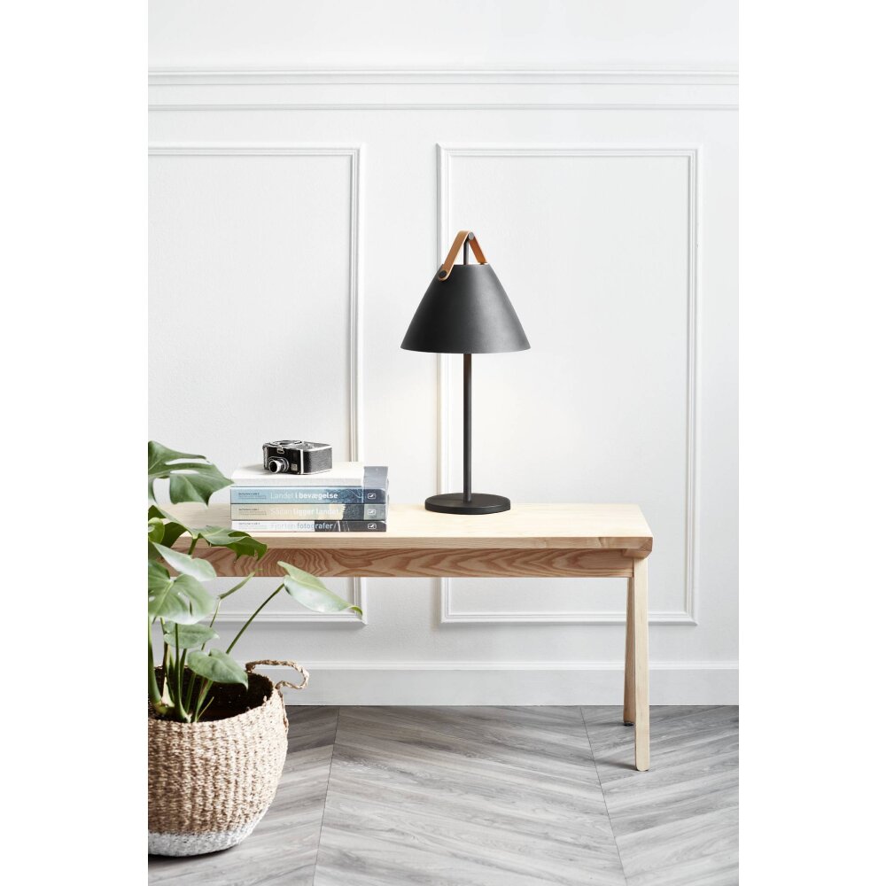 Design For The People by Nordlux STRAP Tischleuchte Schwarz, 1-flammig main product photo
