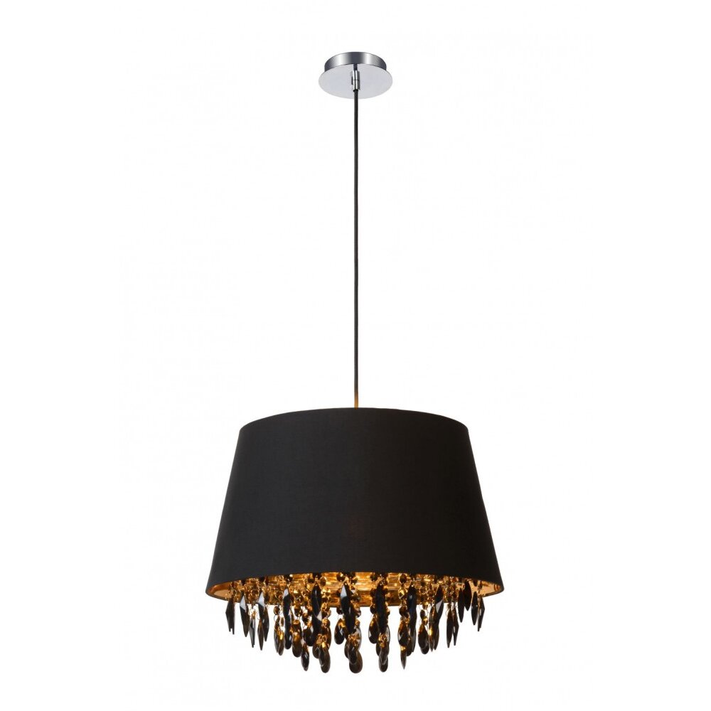 Lucide DOLTI Hängeleuchte Schwarz, 1-flammig main product photo