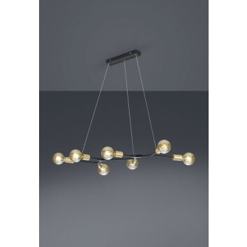 Trio Leuchten CROSS Pendelleuchte Schwarz, 7-flammig Trio Leuchten CROSS Pendelleuchte Schwarz, 7-flammig