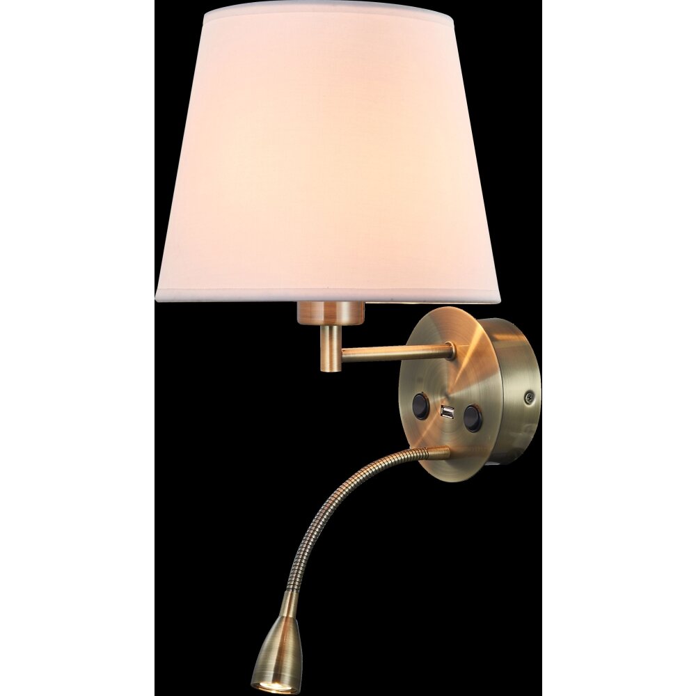 Mantra CAICOS Wandleuchte LED Braun, 1-flammig main product photo