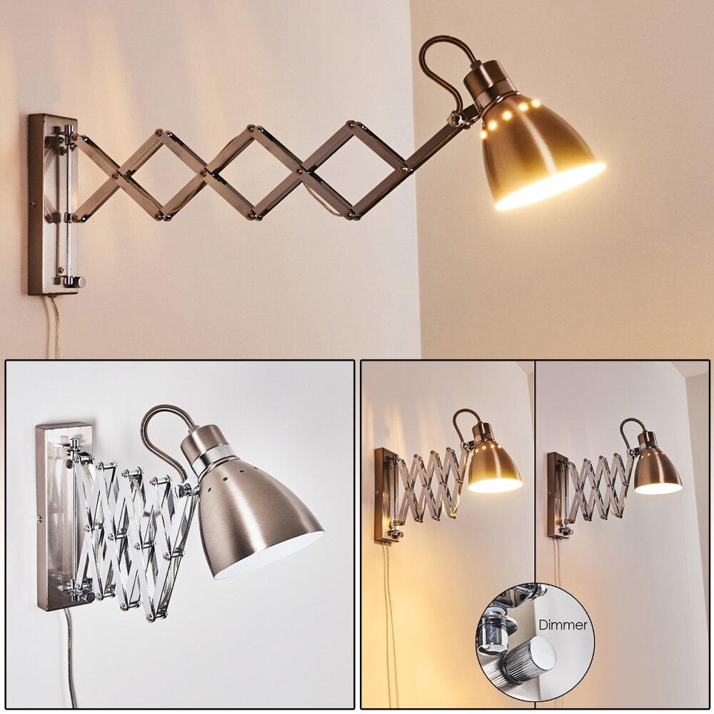 Stranderott Wandleuchte Chrom, Edelstahl, 1-flammig main product photo