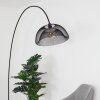 Pralo Bogenstehlampe Schwarz, 1-flammig