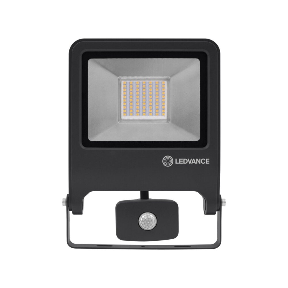 LEDVANCE POLYBAR Außenwandleuchte Grau, 1-flammig, Bewegungsmelder main product photo