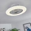 Piraeus Deckenventilator LED Titan, Weiß, 1-flammig, Fernbedienung