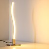 Leuchten Direkt Wave Tischleuchte LED Edelstahl, 1-flammig