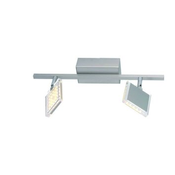 Paul Neuhaus FUTURA Deckenleuchte LED Edelstahl, 2-flammig Paul Neuhaus FUTURA Deckenleuchte LED Edelstahl, 2-flammig