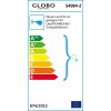 Globo FLORITA Strahler Chrom, Nickel-Matt, 2-flammig