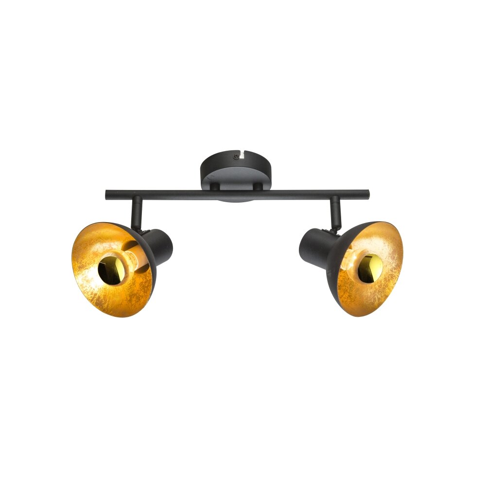 Globo Lotte Deckenstrahler LED Schwarz, 2-flammig main product photo