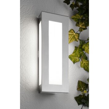 CMD Aqua Light Außenwandleuchte Edelstahl, 2-flammig