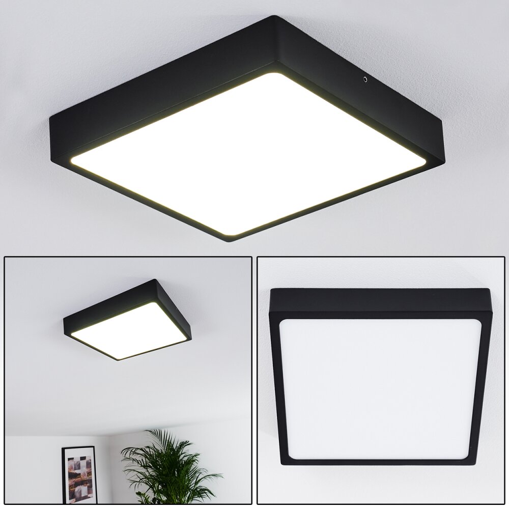 Kragos Deckenpanel LED Schwarz, Weiß, 1-flammig main product photo