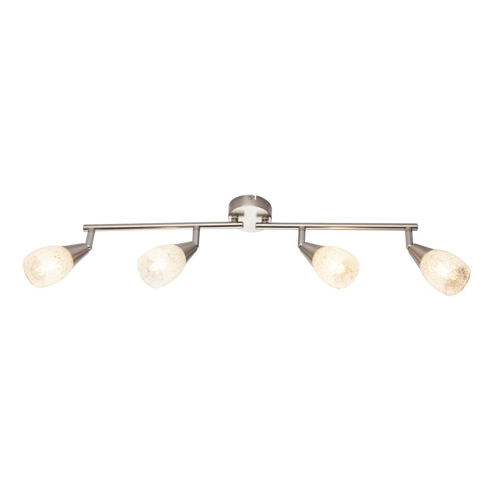 Globo KRISTALL Deckenleuchte Nickel-Matt, 4-flammig main product photo