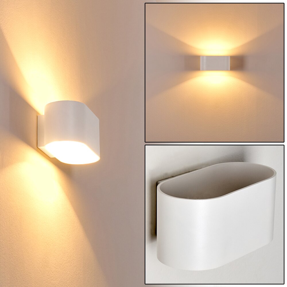Dapp Wandleuchte Weiß, 1-flammig main product photo