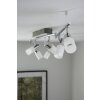 Trio Leuchten CLAPTON Deckenleuchte LED Aluminium, Chrom, Edelstahl, 6-flammig