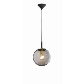 Fischer & Honsel living Dini Pendelleuchte Schwarz, 1-flammig