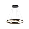 Lucide TRINITI Pendelleuchte LED Schwarz, 1-flammig