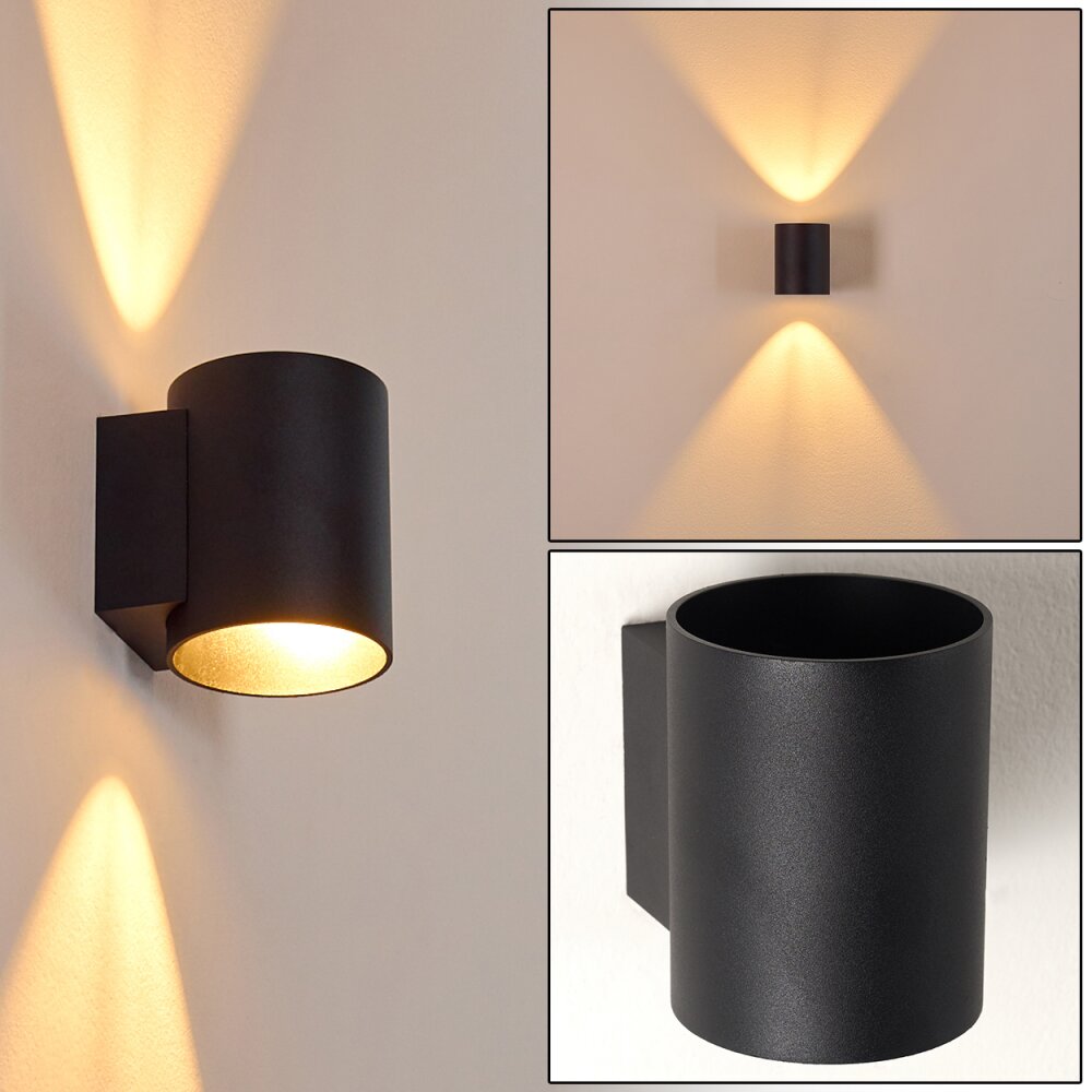 Letsbo Wandleuchte Schwarz, 1-flammig main product photo