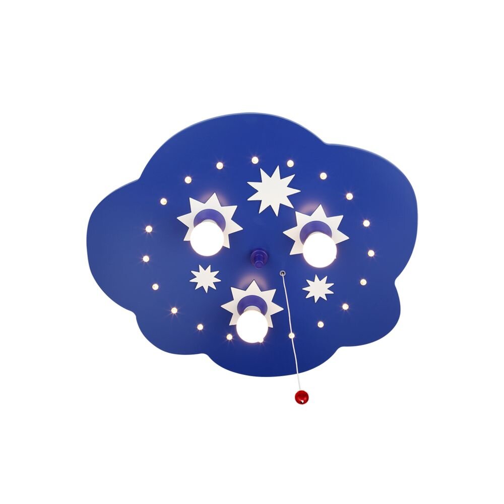 Elobra STERNENWOLKE Deckenleuchte Blau, 3-flammig main product photo
