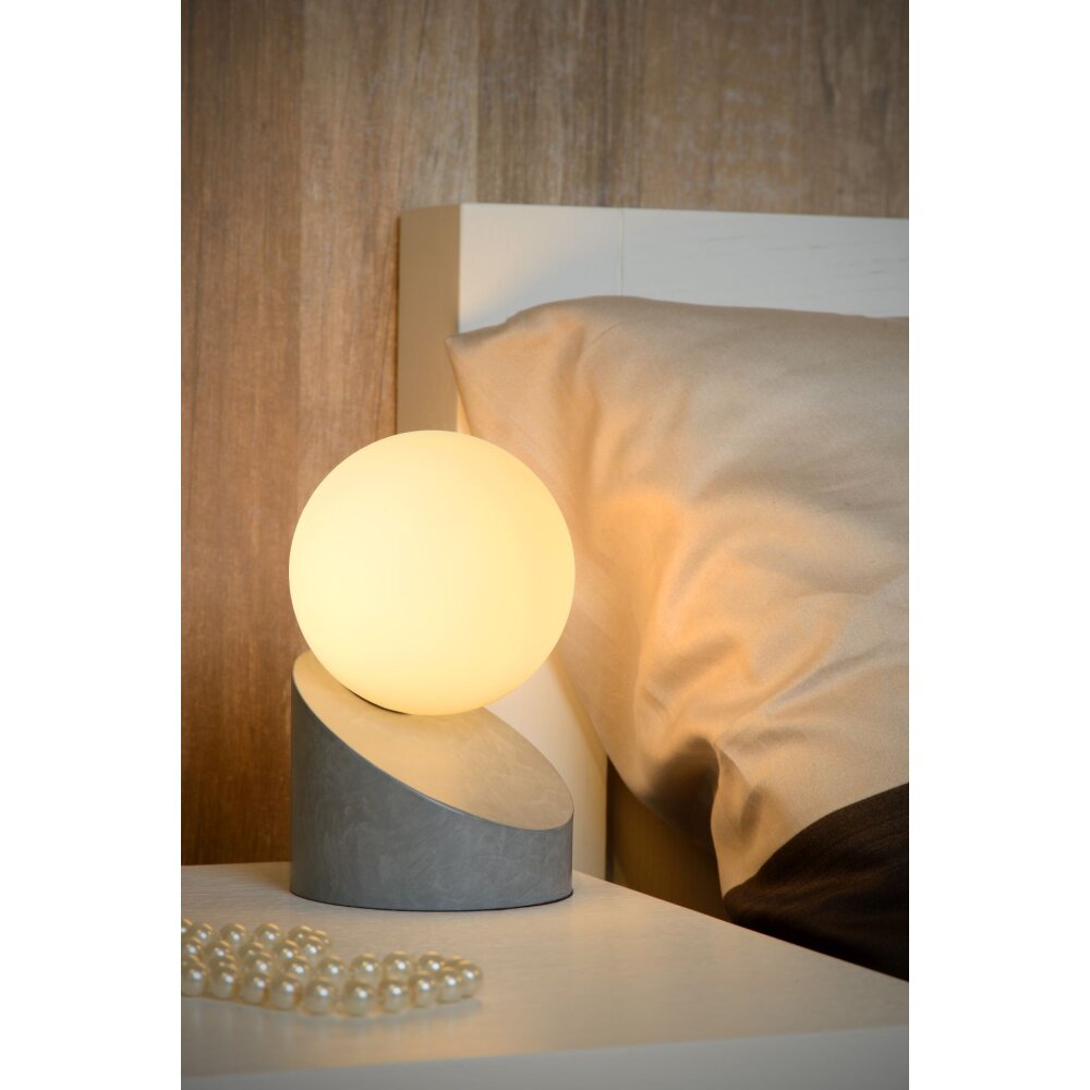 Lucide LEN Tischlampe Grau, 1-flammig main product photo