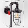 Amal Wandleuchte Transparent, 1-flammig